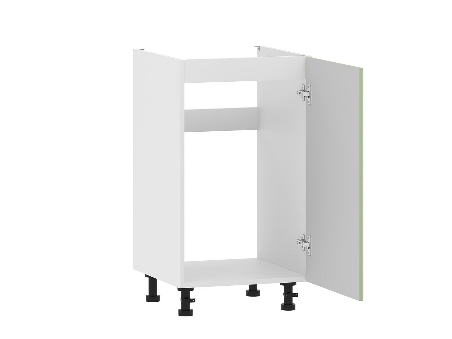 Вокс 100.03 450 тумба под мойку / Белый/Фисташка