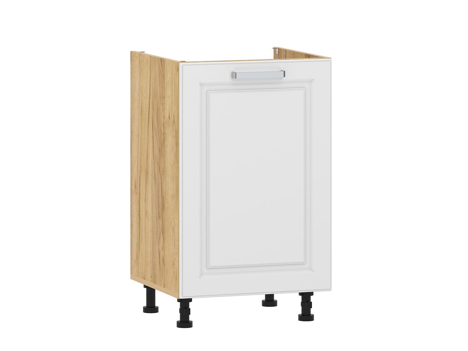 Вокс 100.03 500 тумба под мойку / Дуб крафт золотой/Меренга