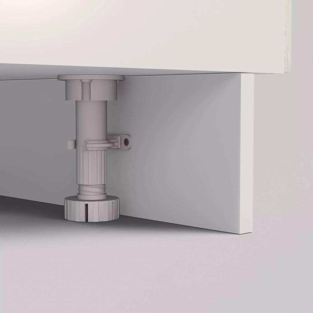 Маргарита шкаф-пенал 600 Белый/Имбирь структурный