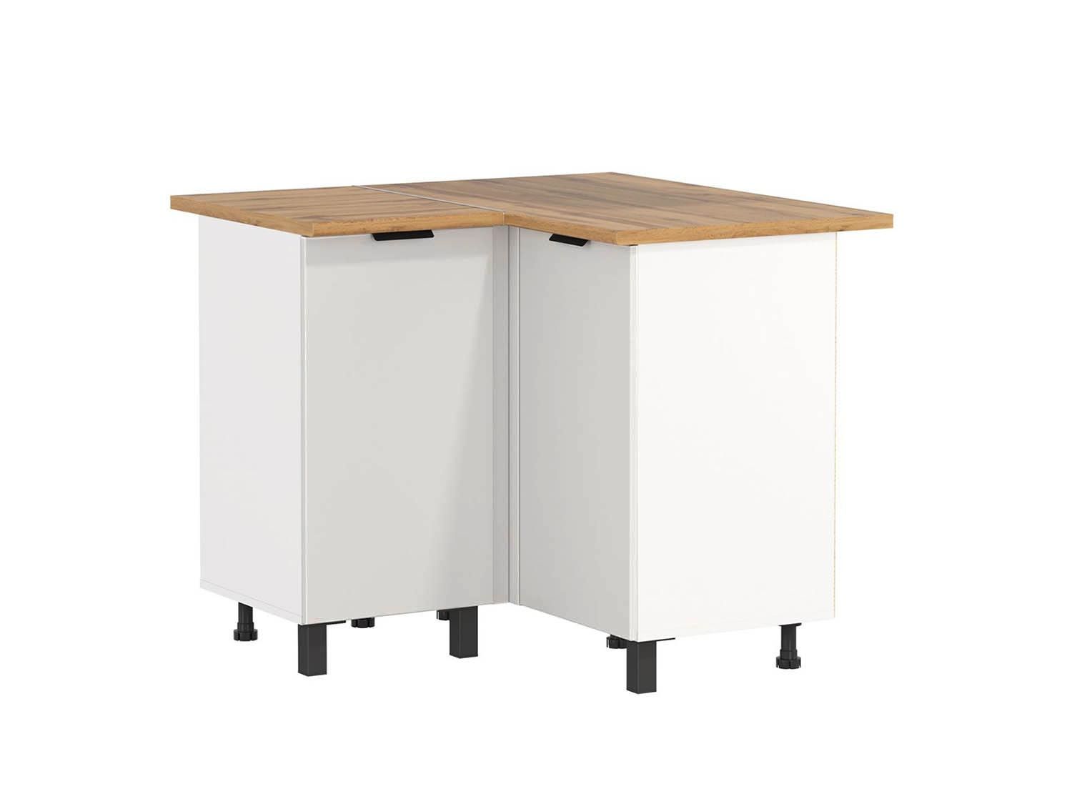 Венера стол угловой / Белый/Кашемир