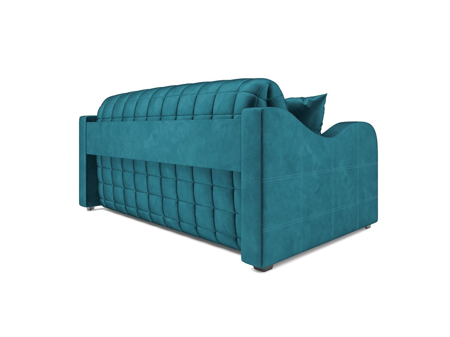 Диван Аккордеон Барон №4 бархат сине-зеленый STAR VELVET 43 BLACK GREEN