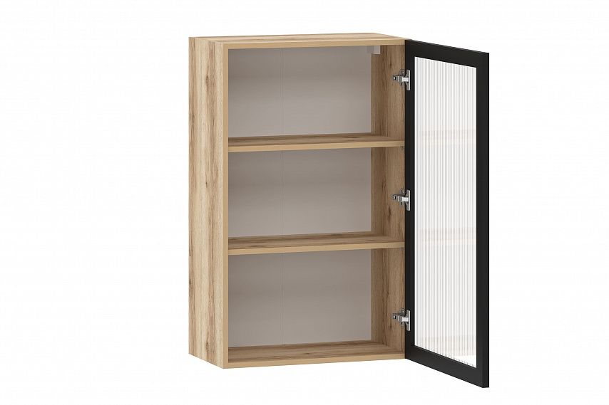 Moru шкаф навесной 100.82.600 / Дуб делано/Черный