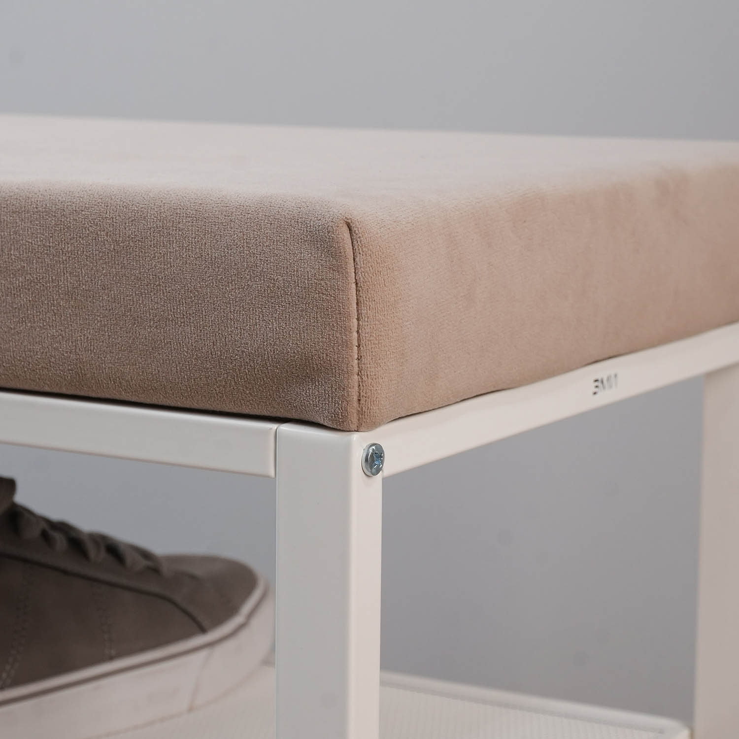 Банкетка Торонто 13S белый / бежевый