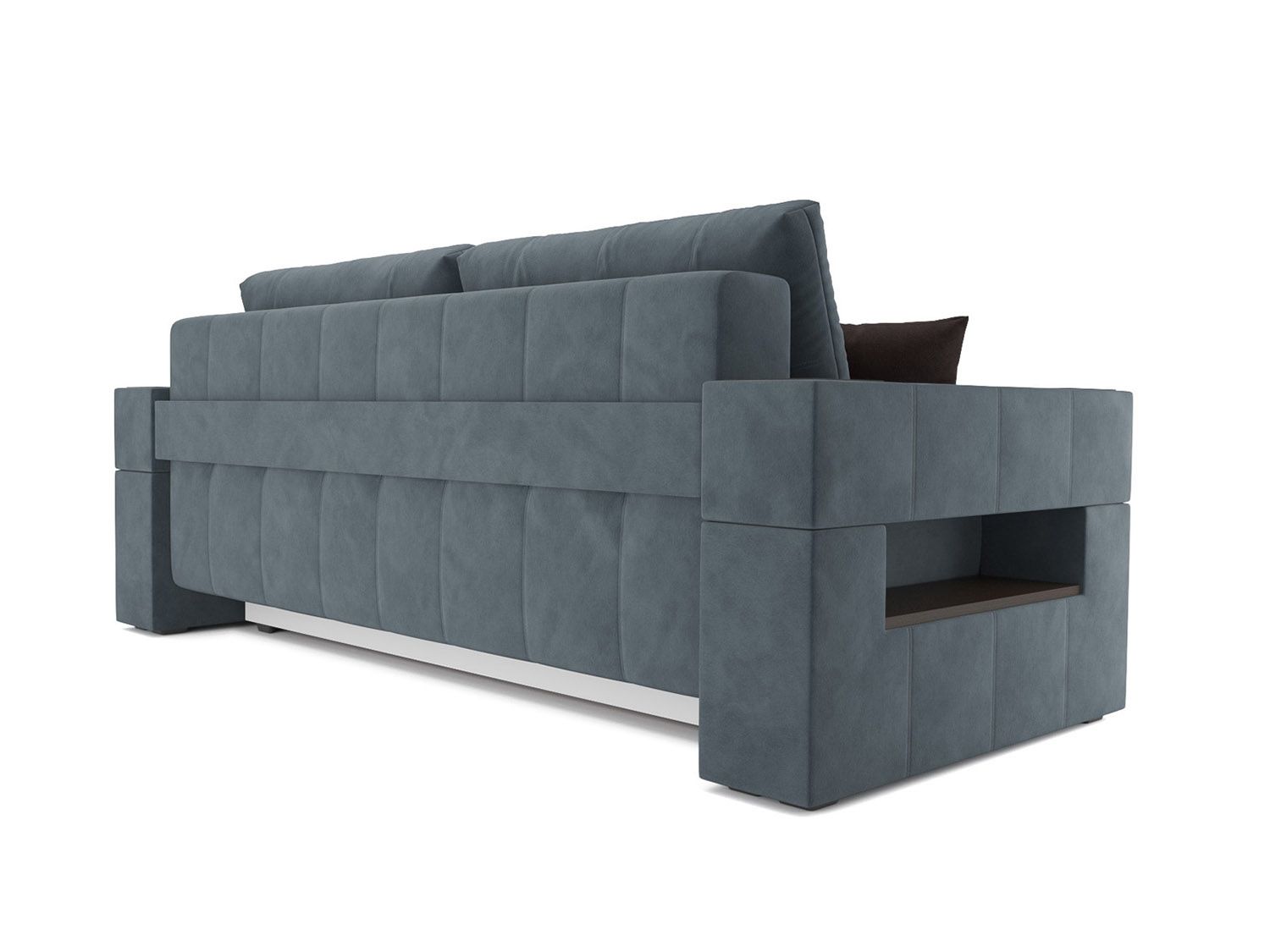 Диван Венеция велюр серо-синий HB-178 26