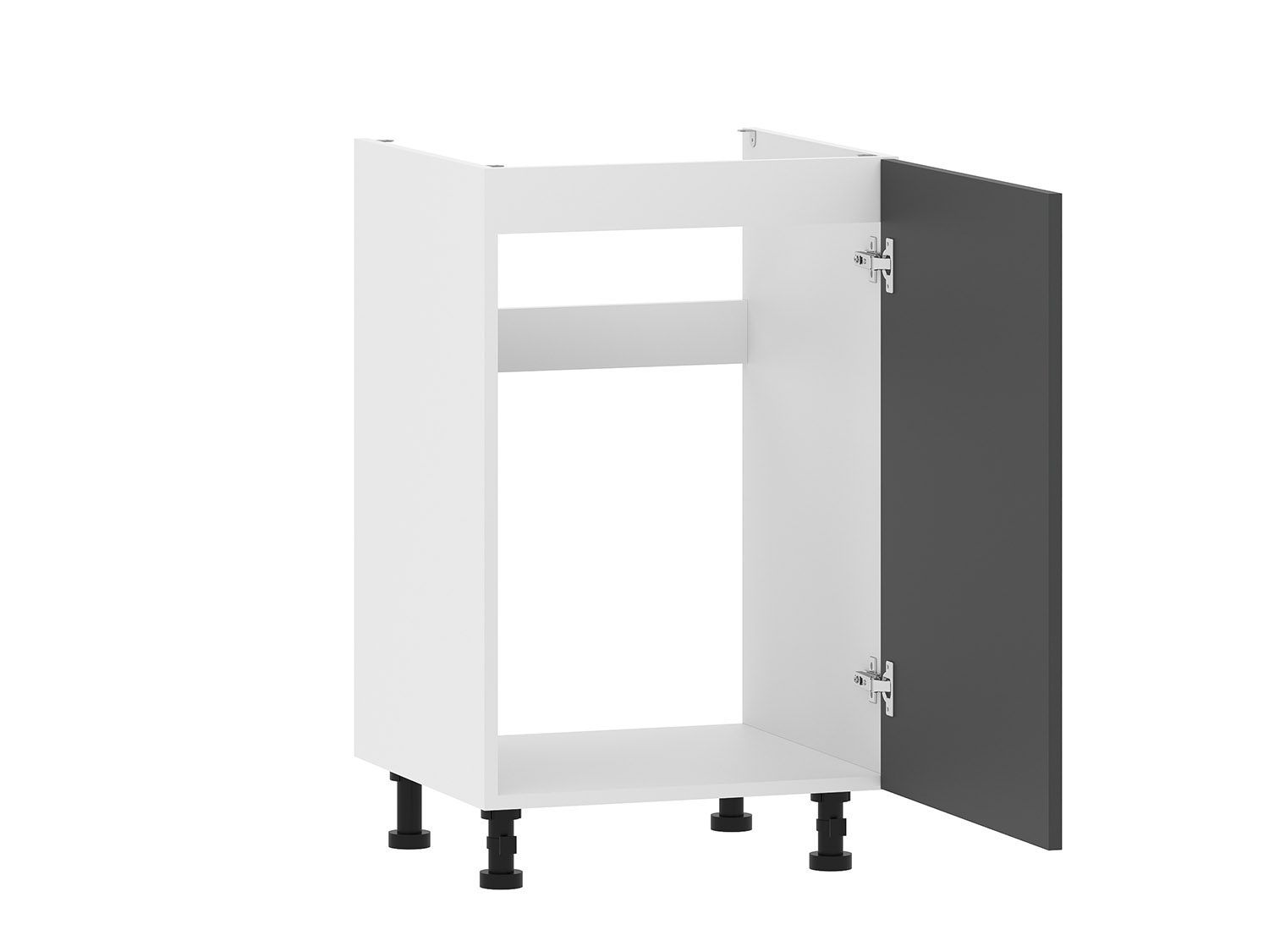 Борги 100.03 500 тумба под мойку / Белый/Антрацит