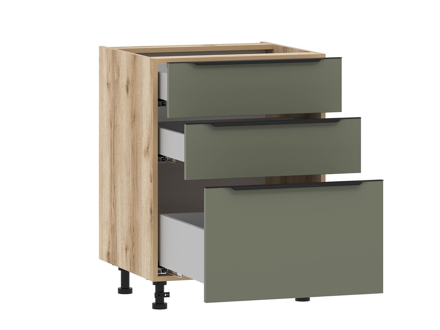 Норвуд 100.56.600 тумба кухонная Дуб Делано / Олива