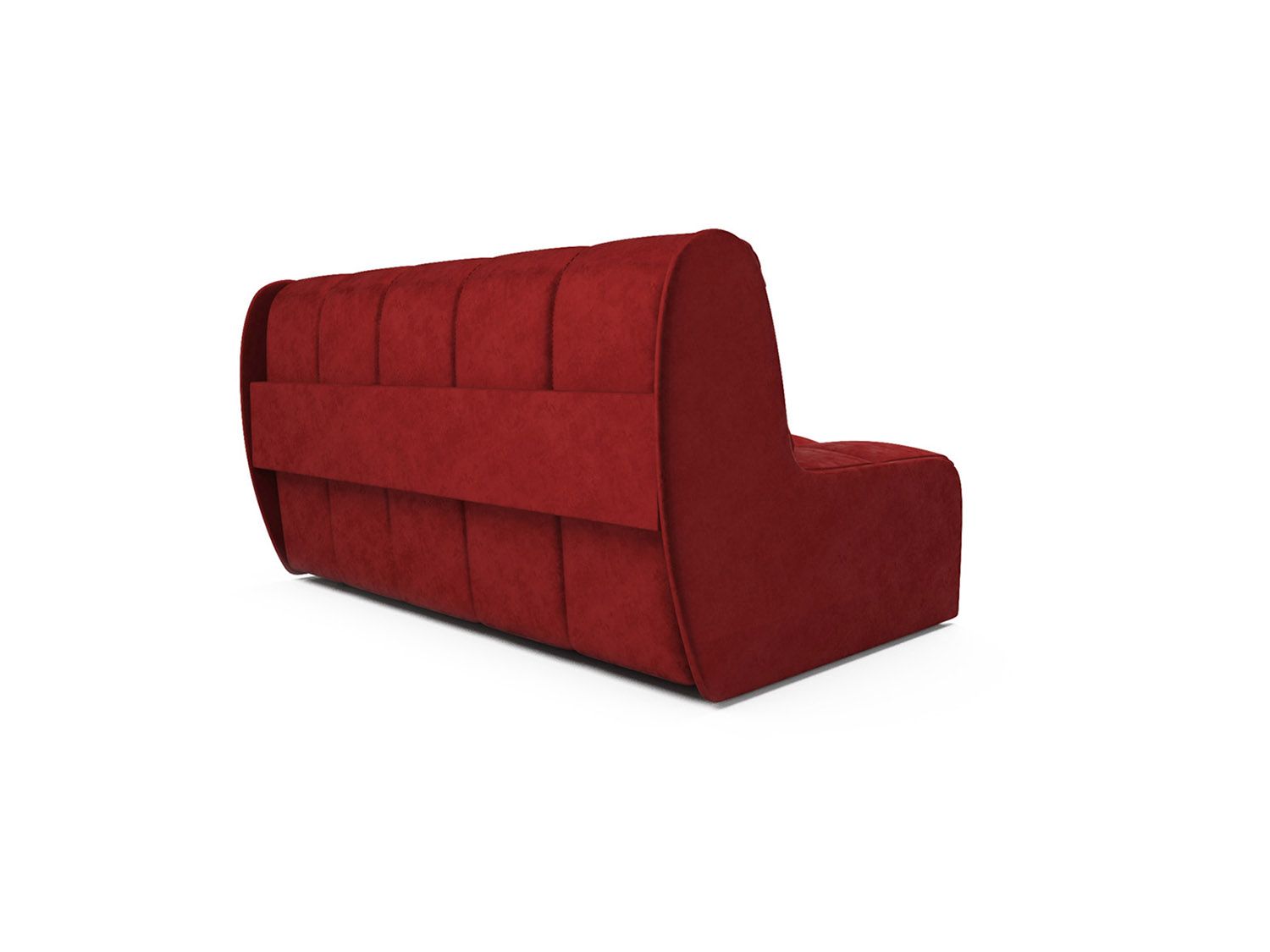 Диван Аккордеон Барон №2 бархат красный  STAR VELVET 3 DARK RED