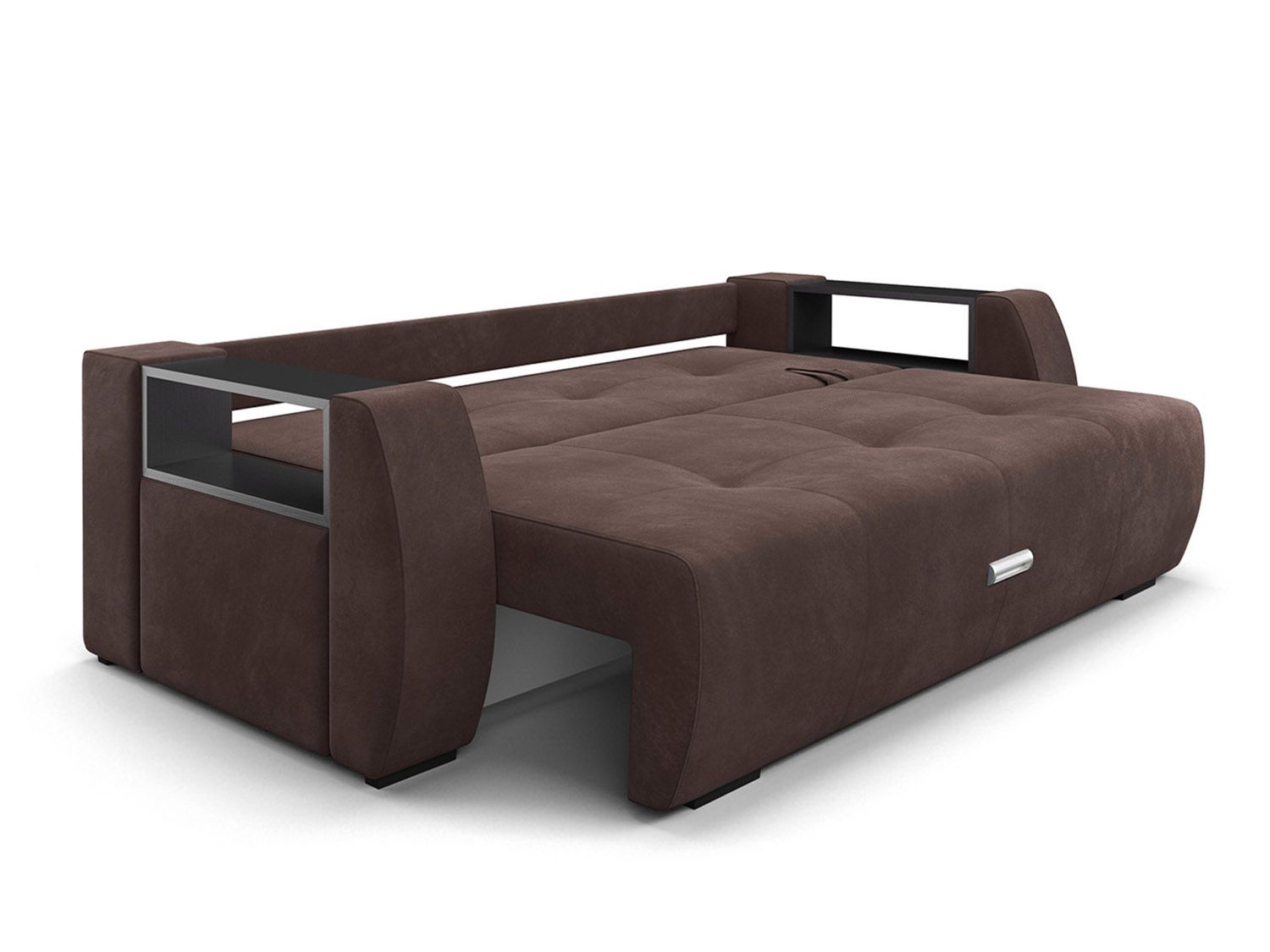 Диван Мальтида коричневый Luna 092 - подушки бежевый Luna 061