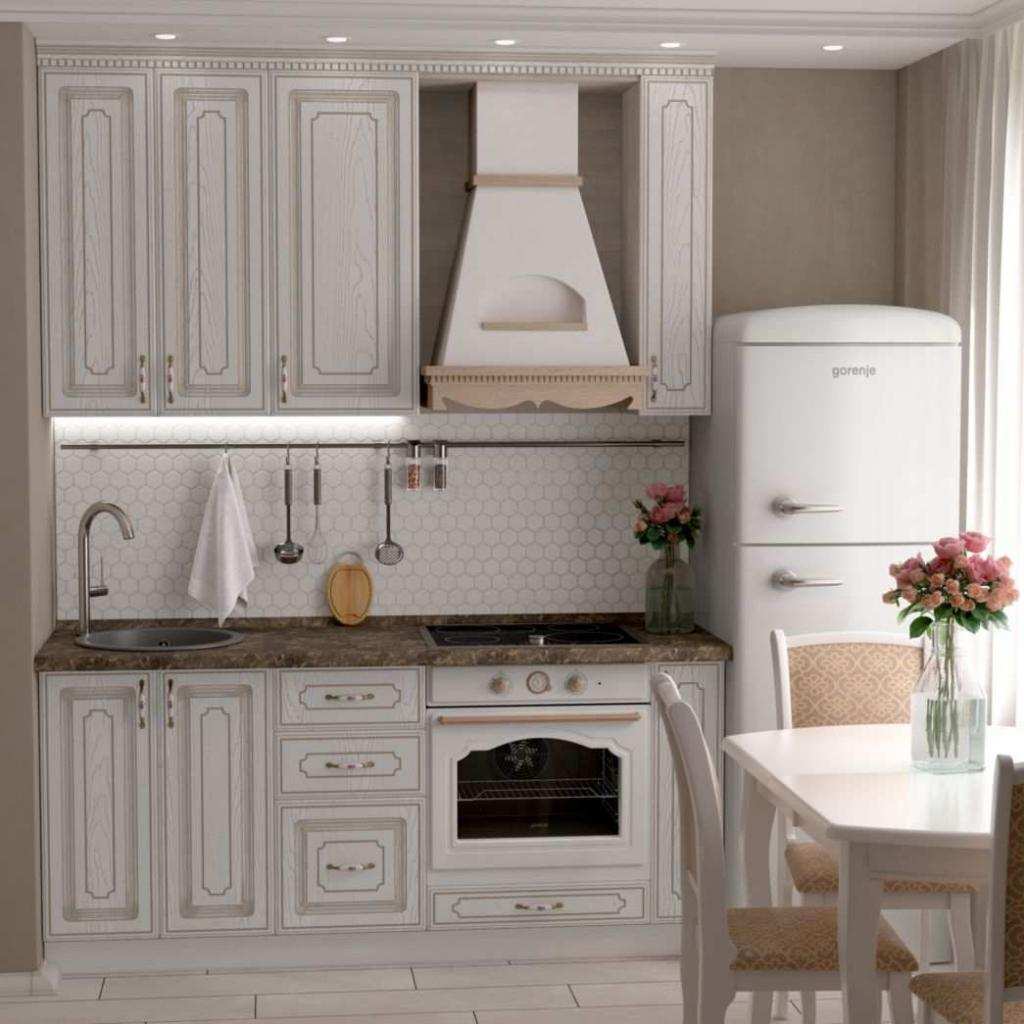 Кухня Анжелика 1800 / ясень патина