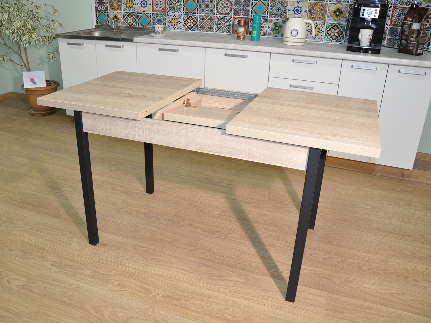 Обеденная группа Колорадо / Стул Х 4 шт. / Дуб Сонома/черный / бид 26