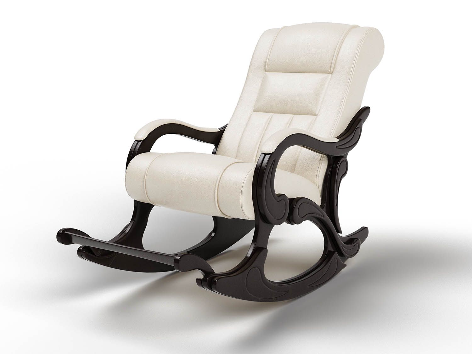 Кресло-качалка Родос Черный / Крем