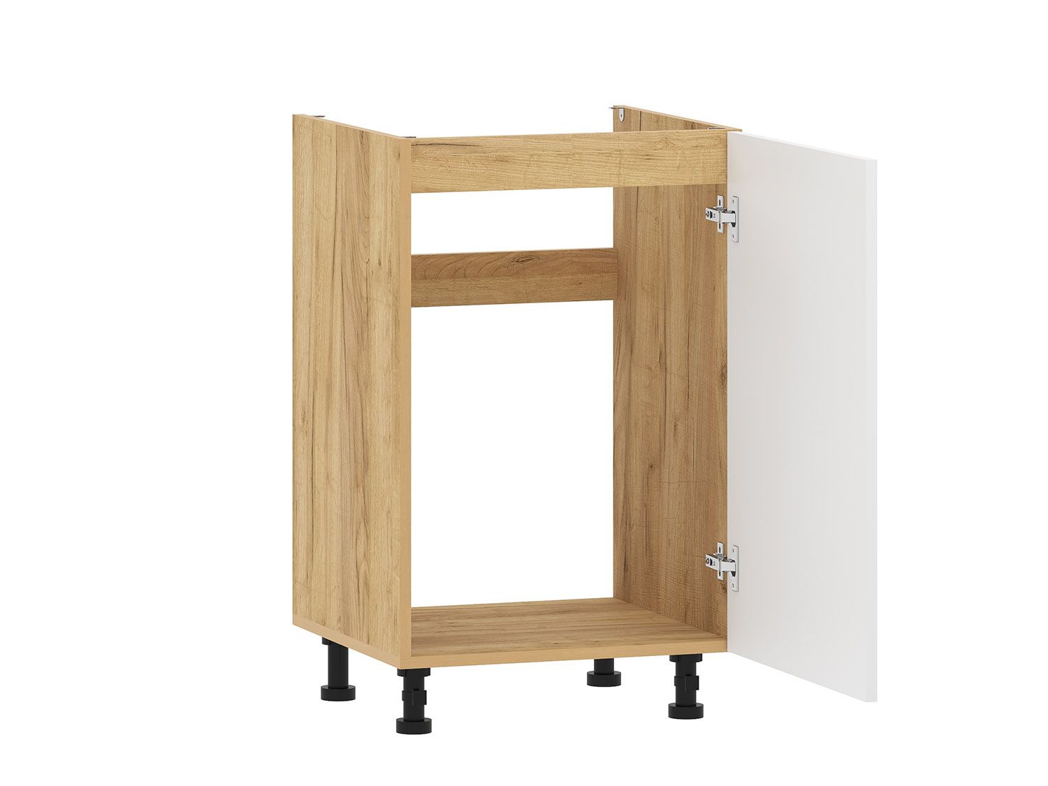 Борги 100.03 тумба под мойку (500) Дуб Крафт золотой / Белый