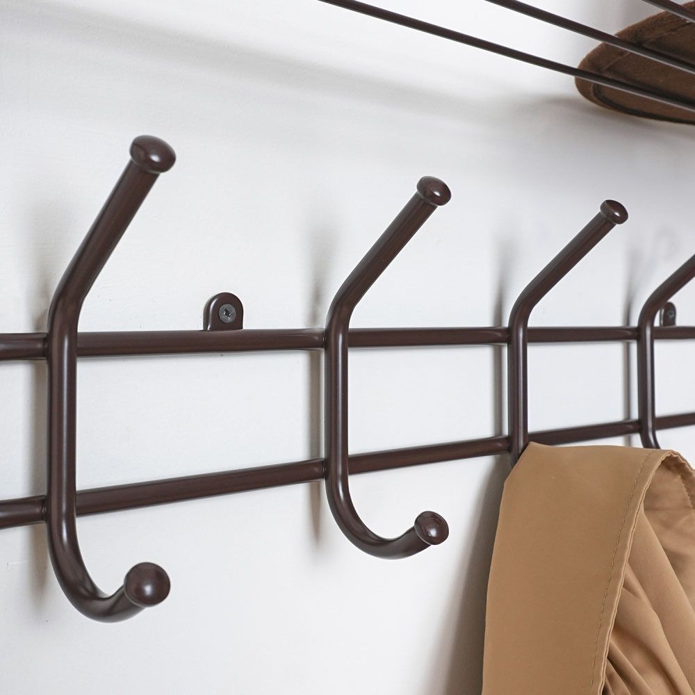 Вешалка с полкой 60 коричневый