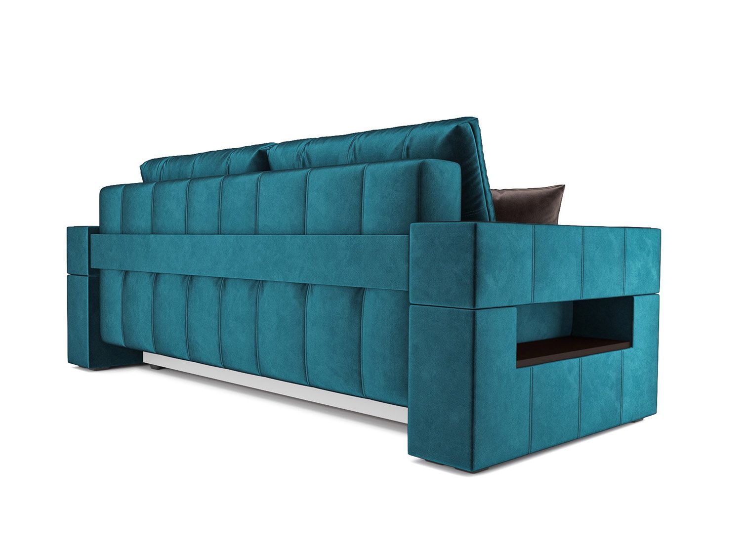 Диван Венеция бархат сине-зеленый STAR VELVET 43 BLACK GREEN