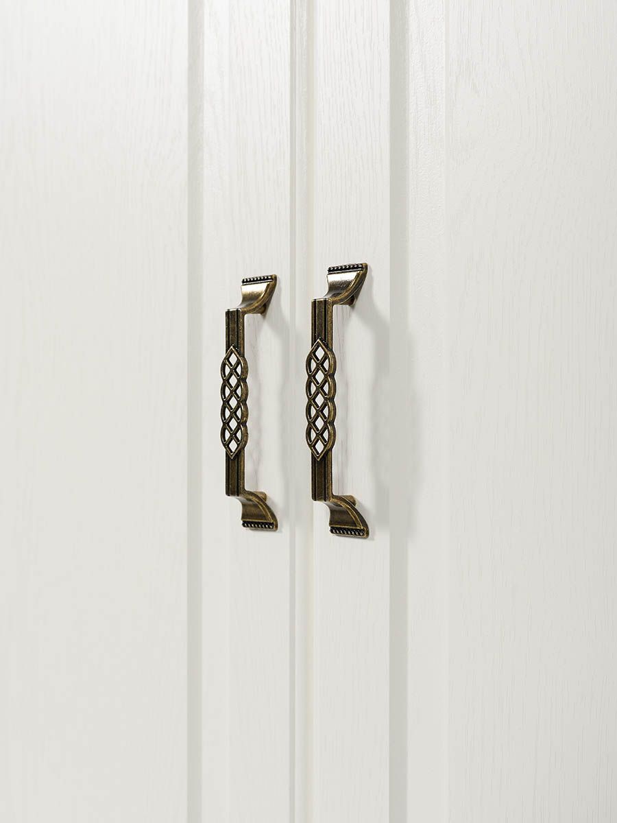 Ливерпуль Шкаф для одежды 13.124.02 Белый/Ясень ваниль