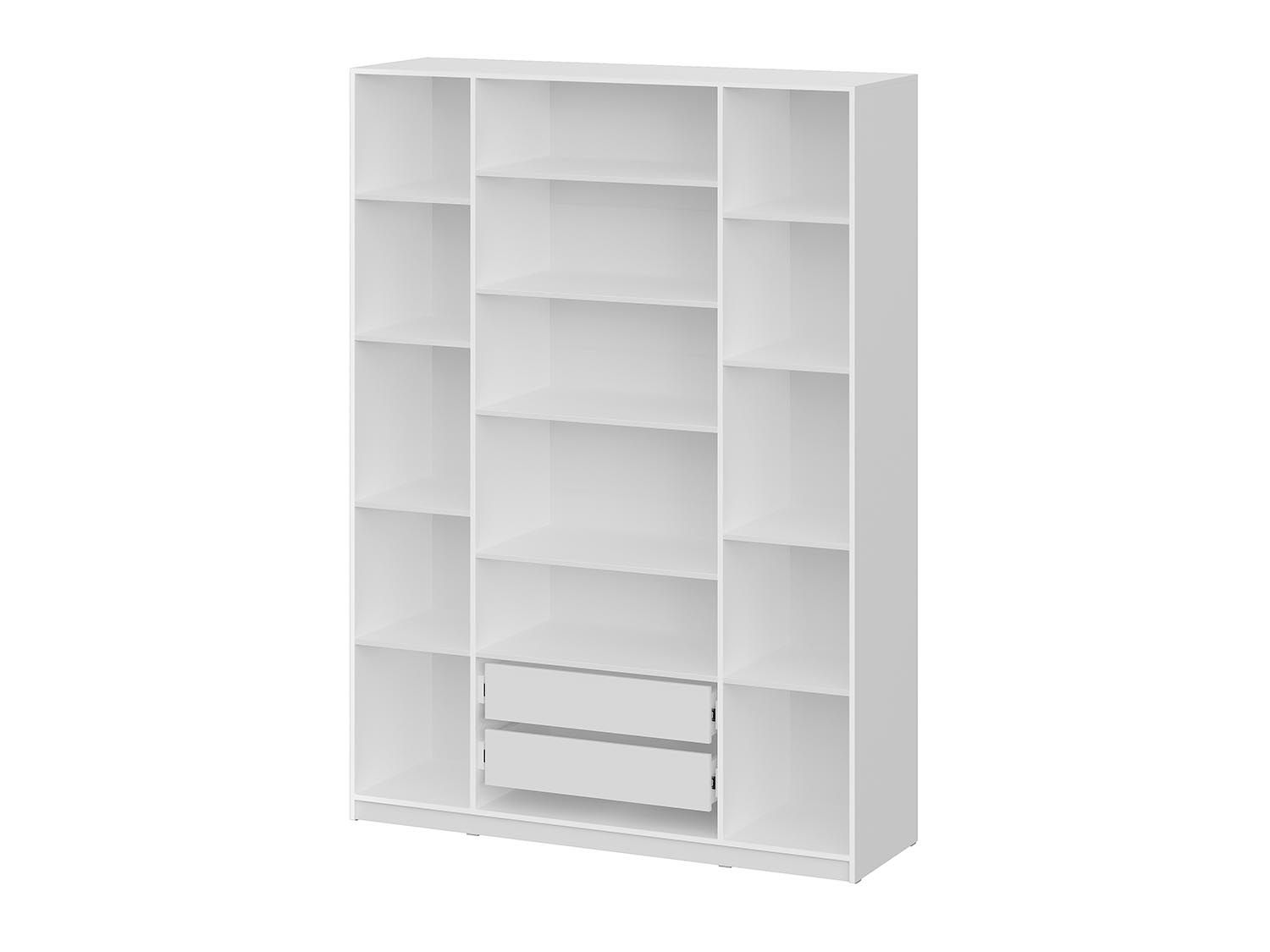 ШК 5 шкаф 1600 + полки 2 комплекта + ящики 1 комплект / Белый