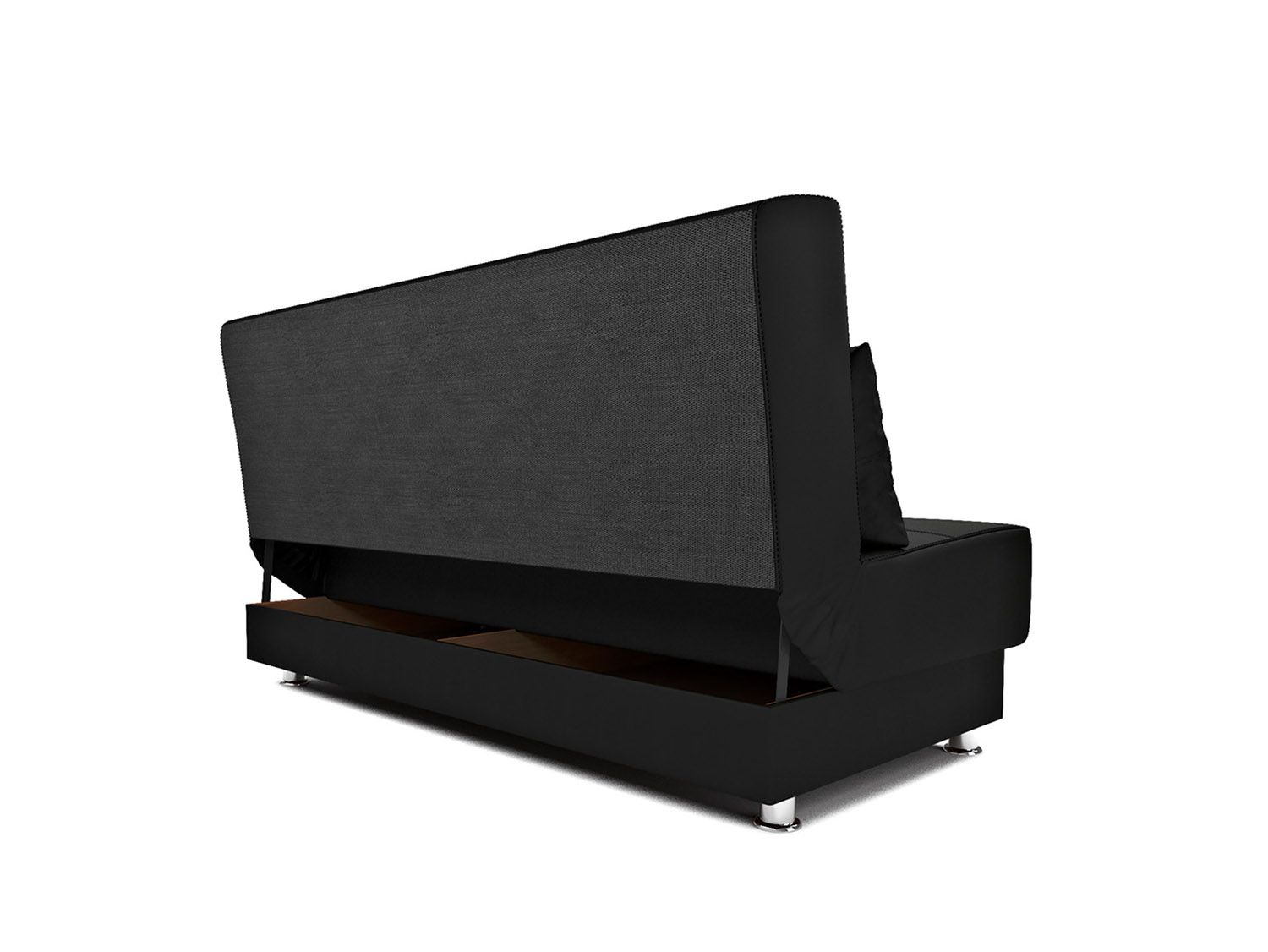 Диван Мария экокожа черная