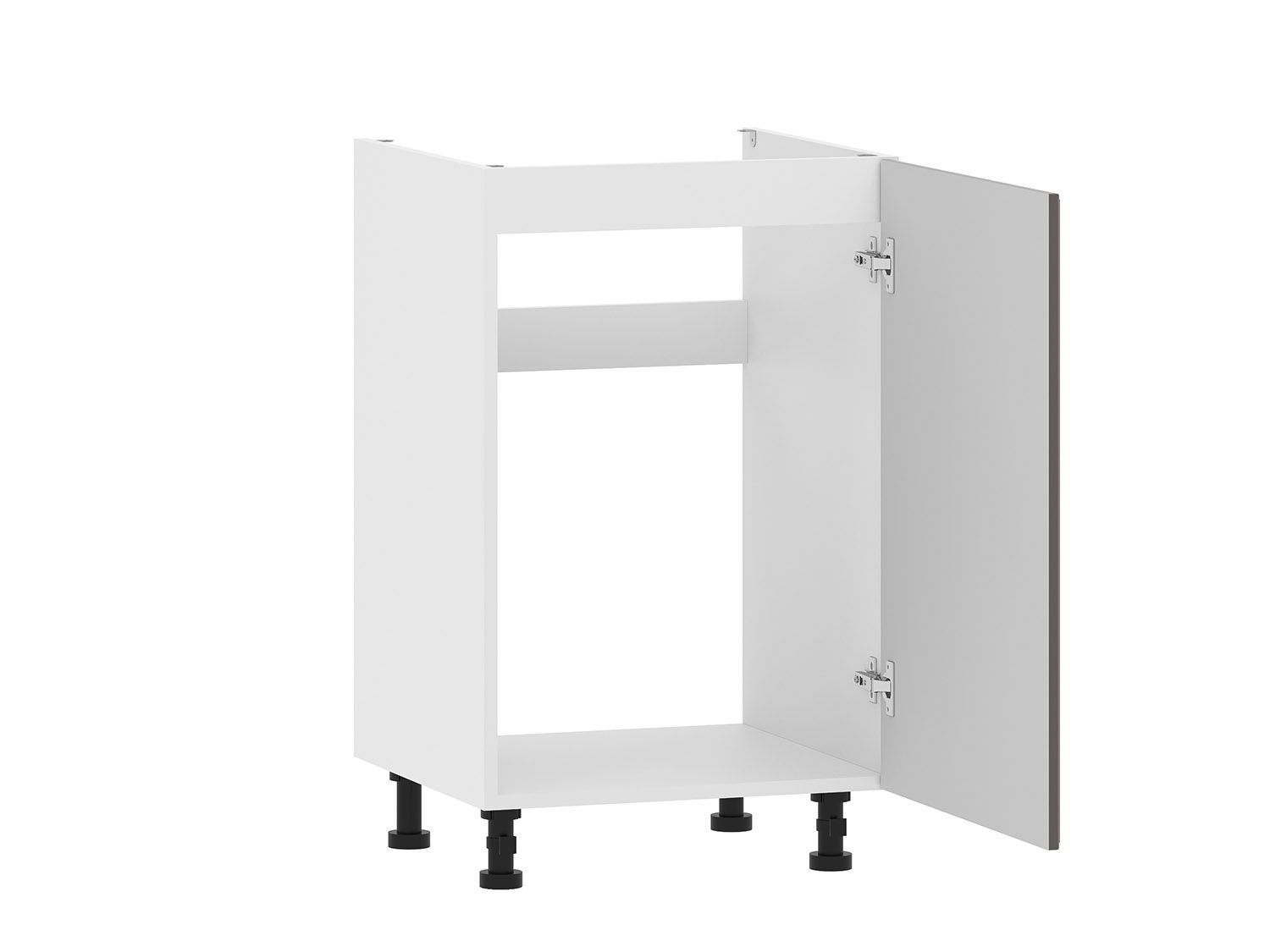 Вокс 100.03 тумба под мойку (500) Белый / Графит