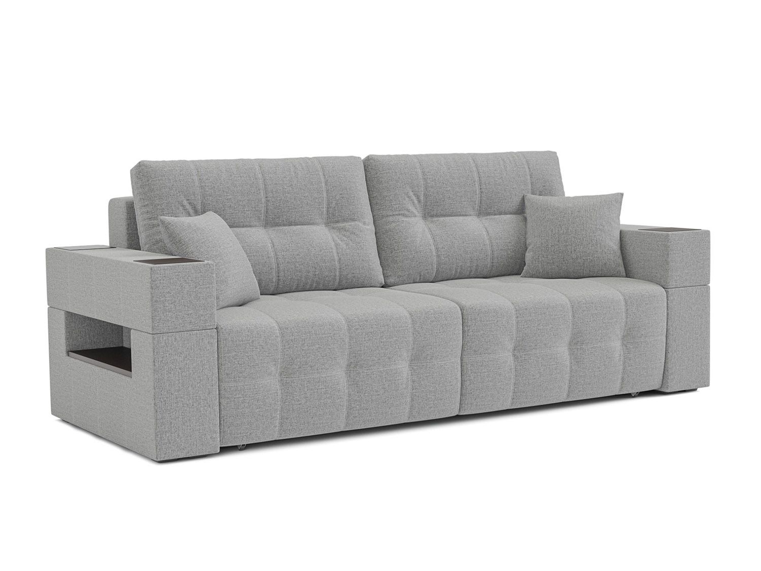 Диван Венеция серая рогожка