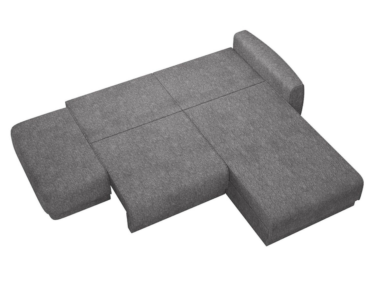 Женева SOPF ЛЕВЫЙ диван-кровать угловой еврокнижка / Стоун