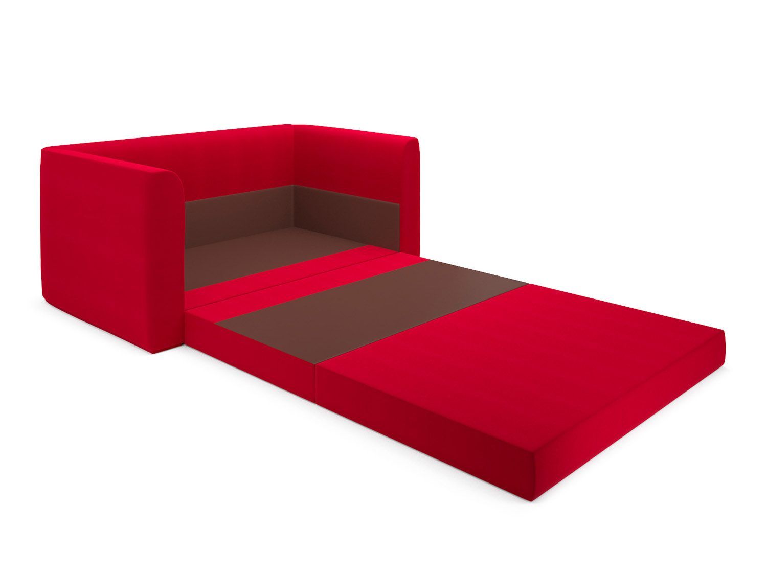 Диван Ассоль красный