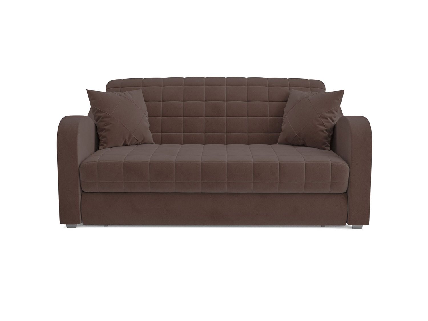 Диван Аккордеон Барон №4 велюр молочный шоколад НВ-178 13