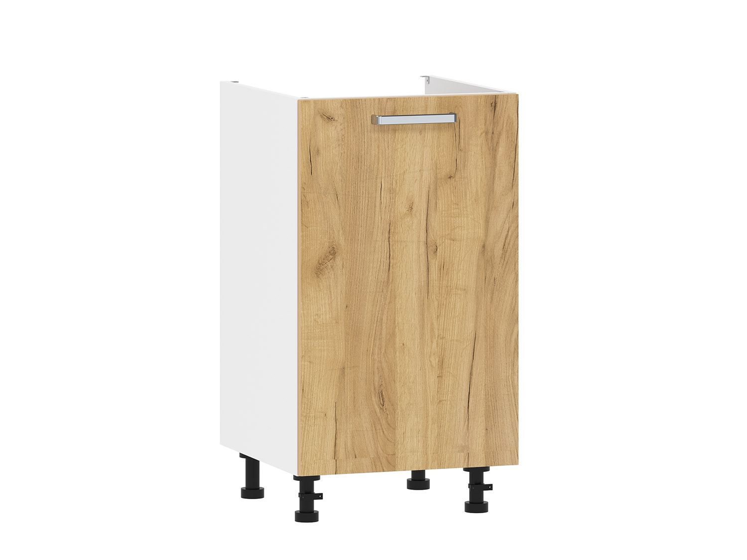 Борги 100.03 450 тумба под мойку / Белый/Дуб Крафт золотой