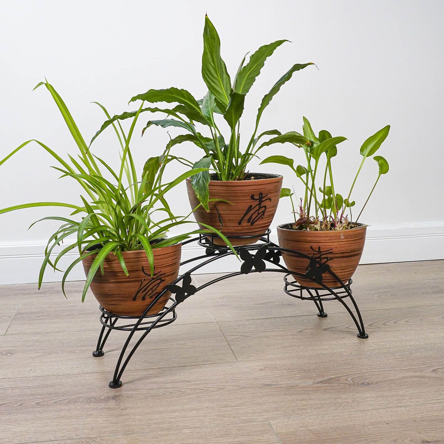 Подставка для цветов Арка 3 Черный