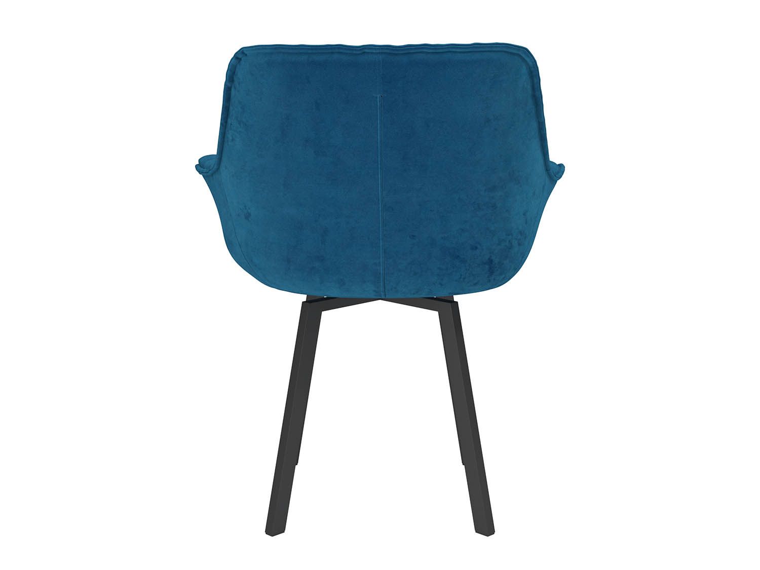 Квинта стул велюр тенерифе океан / черный