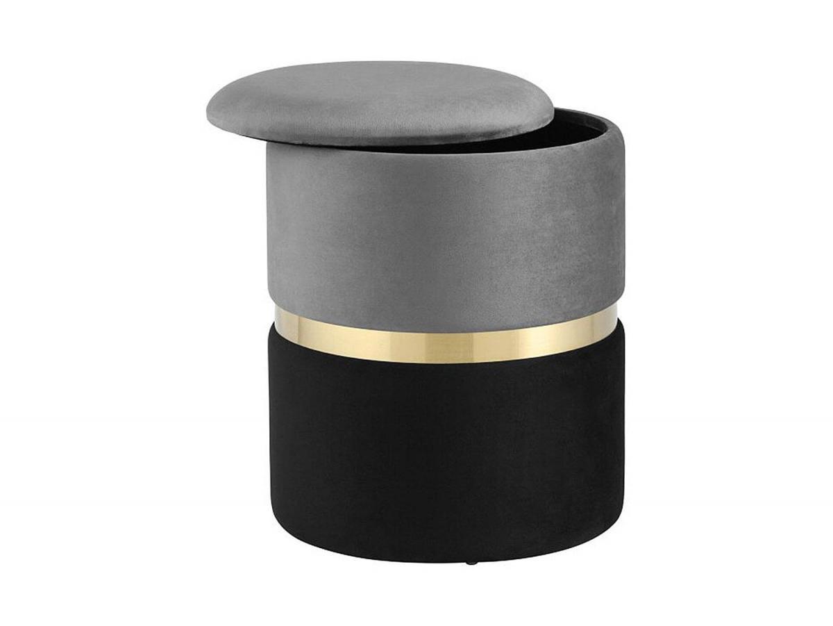 Пуф Аризона Серо-Черный-Золото