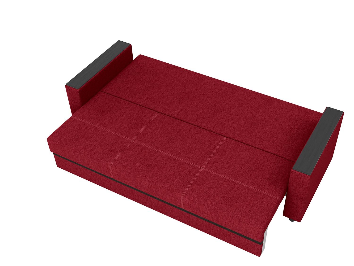 Смарт диван-кровать 3-х мест / жаккард крона бордо