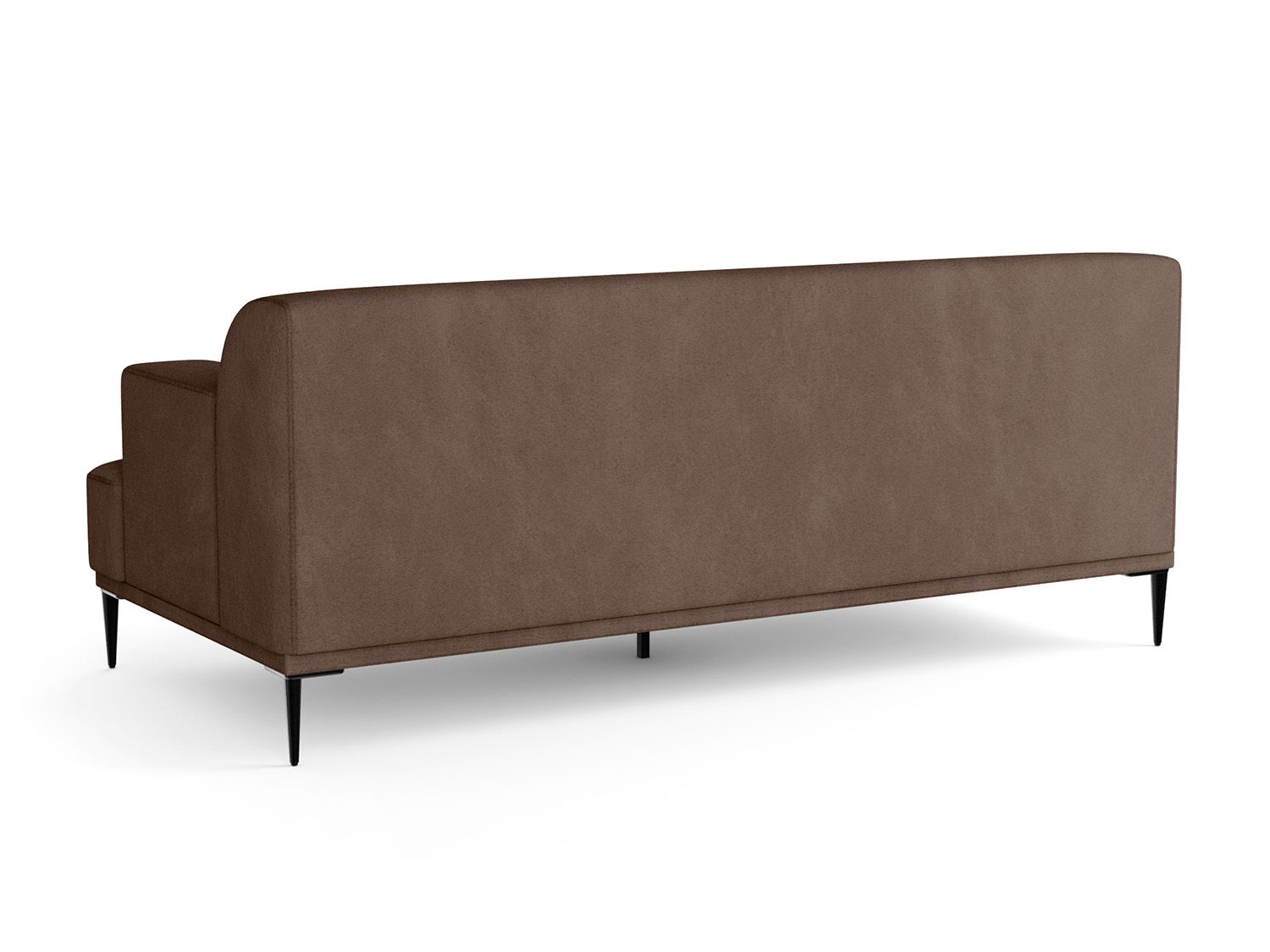 Диван 2-х местн. Бергамо велюр барни шоколад