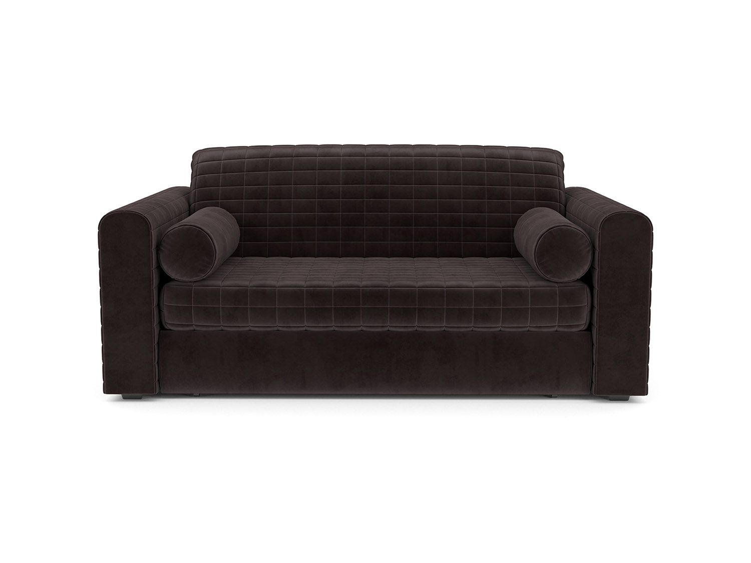 Диван Аккордеон Барон №5 бархат шоколадный STAR VELVET 60 COFFEE