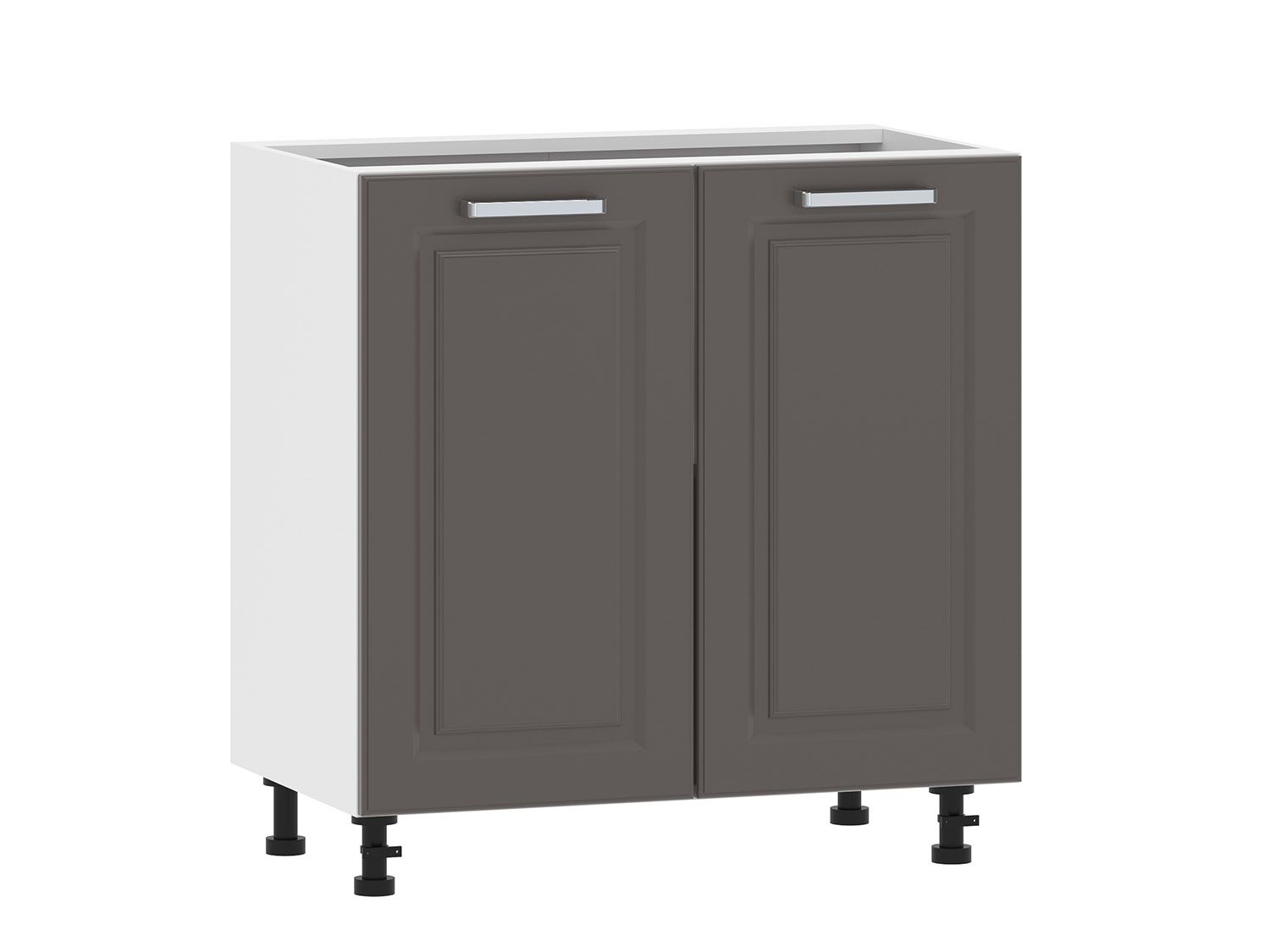 Вокс 100.02 800 тумба кухонная / Белый/Графит
