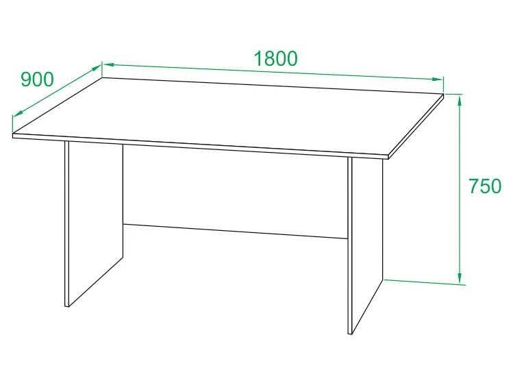 Стол для переговоров СПР-05 + 2 СПР-03 Венге
