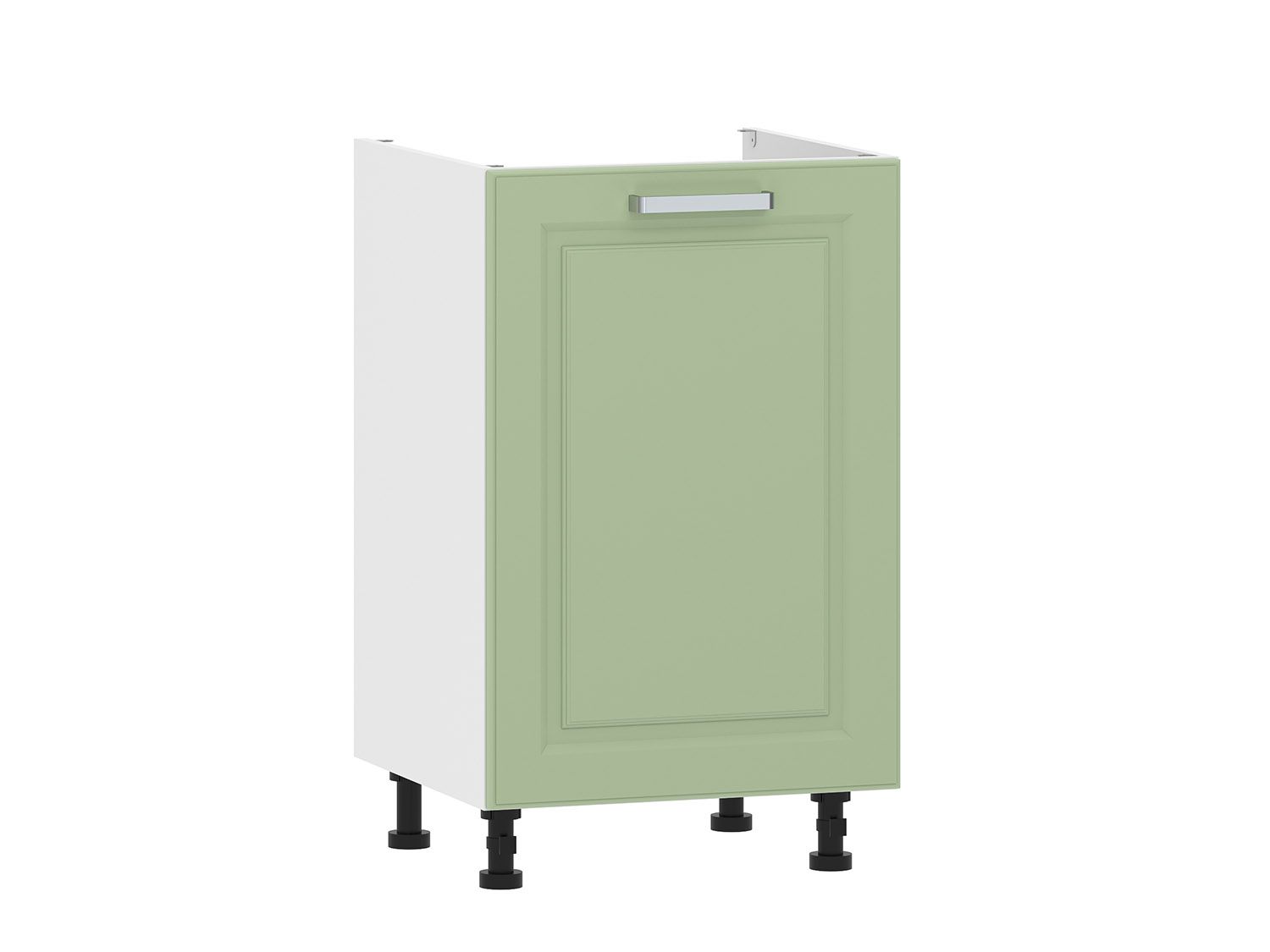 Вокс 100.03 500 тумба под мойку / Белый/Фисташка