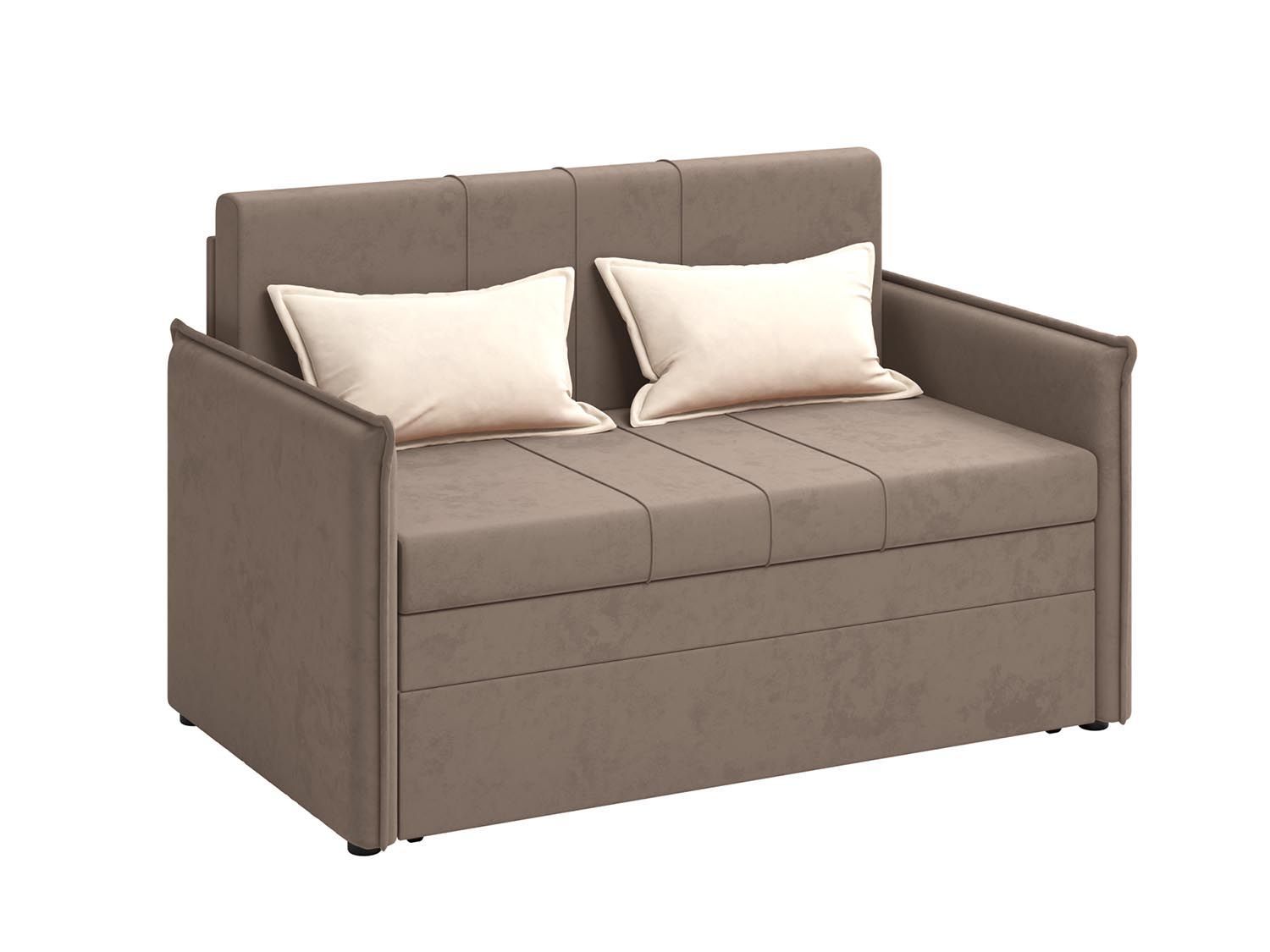 Дэнди диван-кровать 2 думки / велюр Fresh хумус / крем