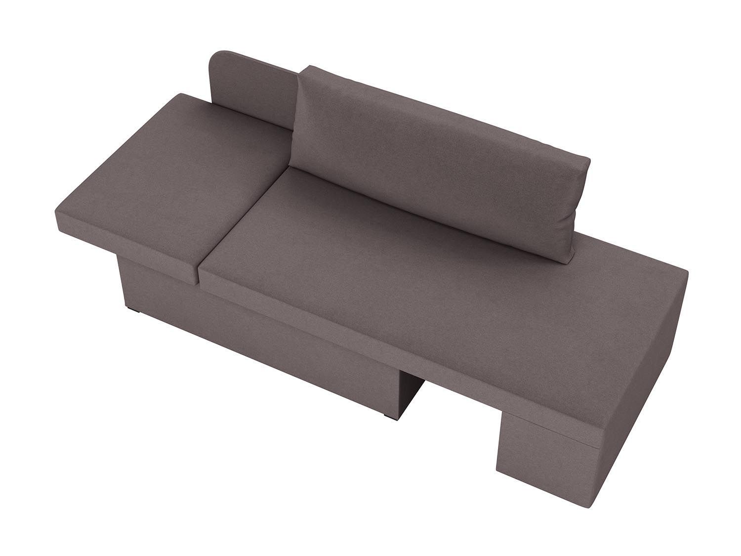 Мася-2 тахта / велюр Parma 14 коричневый