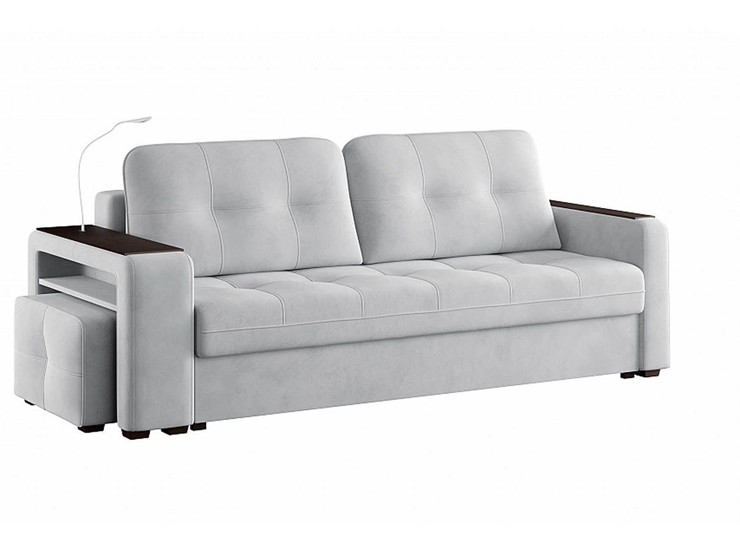 Диван Smart 4 пуф слева Б4-3Т-Б3 СК Ультра Смог