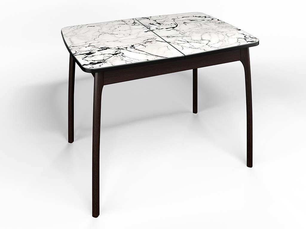 Стол СМ-1 Флорида опора массив изогнутая венге