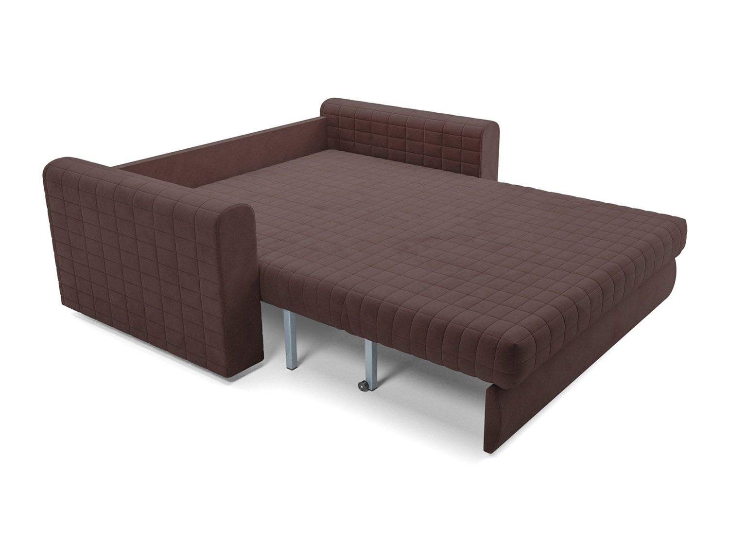 Диван Аккордеон Барон №5 велюр молочный шоколад НВ-178 13
