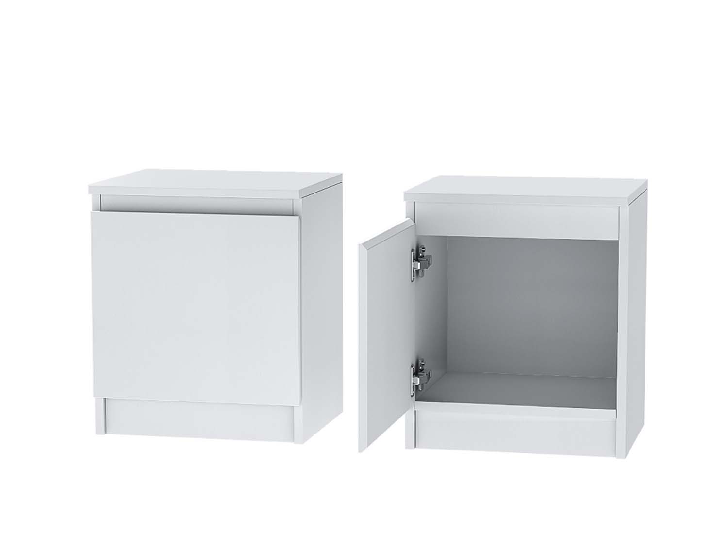 Кэт-1 тумба 1 створка - Белый