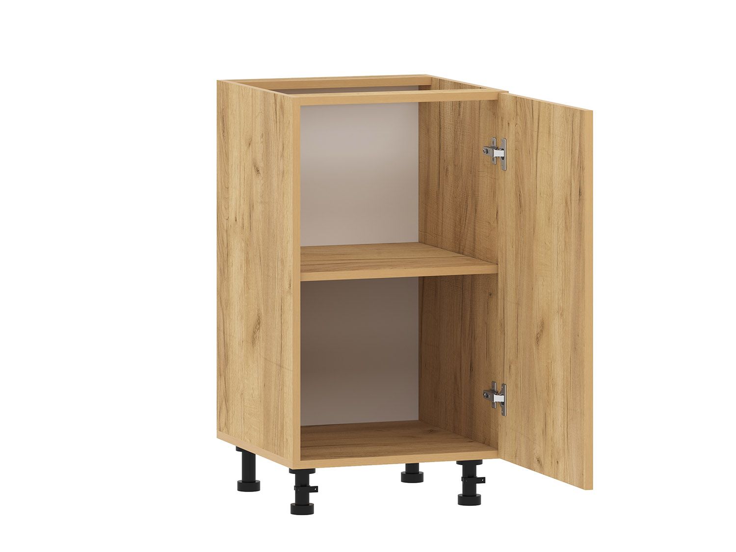 Борги 100.01 тумба кухонная (450) Дуб Крафт золотой / Дуб Крафт золотой