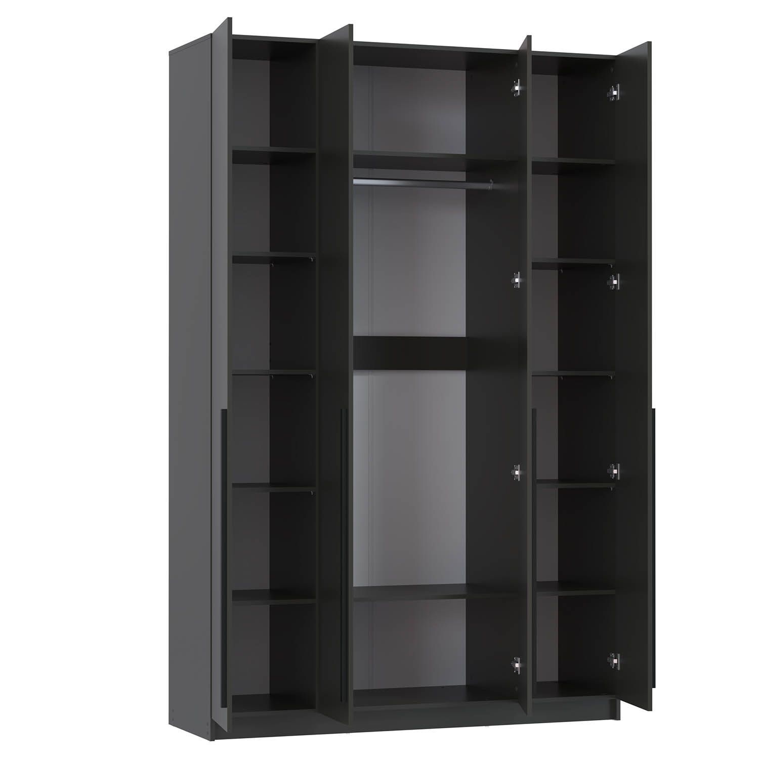 Брандо шкаф для одежды 67.09 ЛДСП Диамант серый