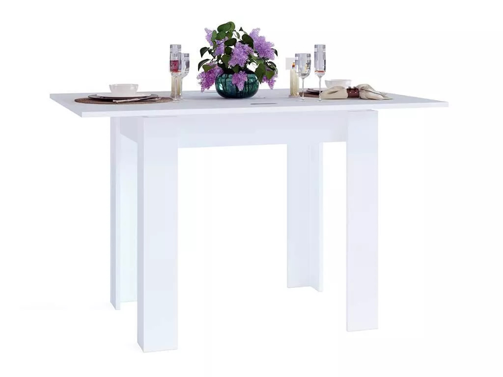 Кухонный стол СО-1 белый