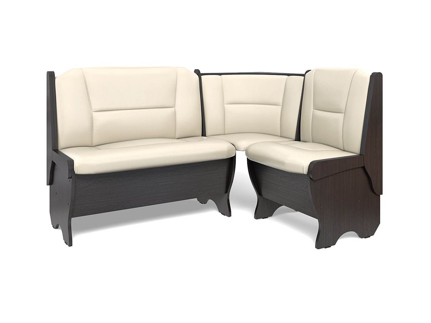 Скамья угловая Орхидея венге/Борнео крем