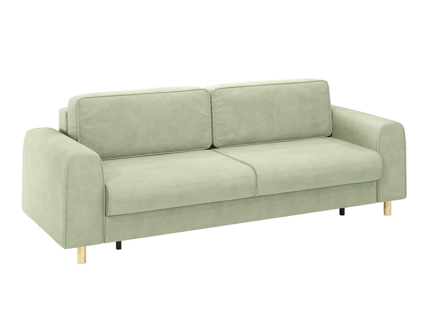 Диван-кровать Шелдон / букле Лайк светло-оливковый 690