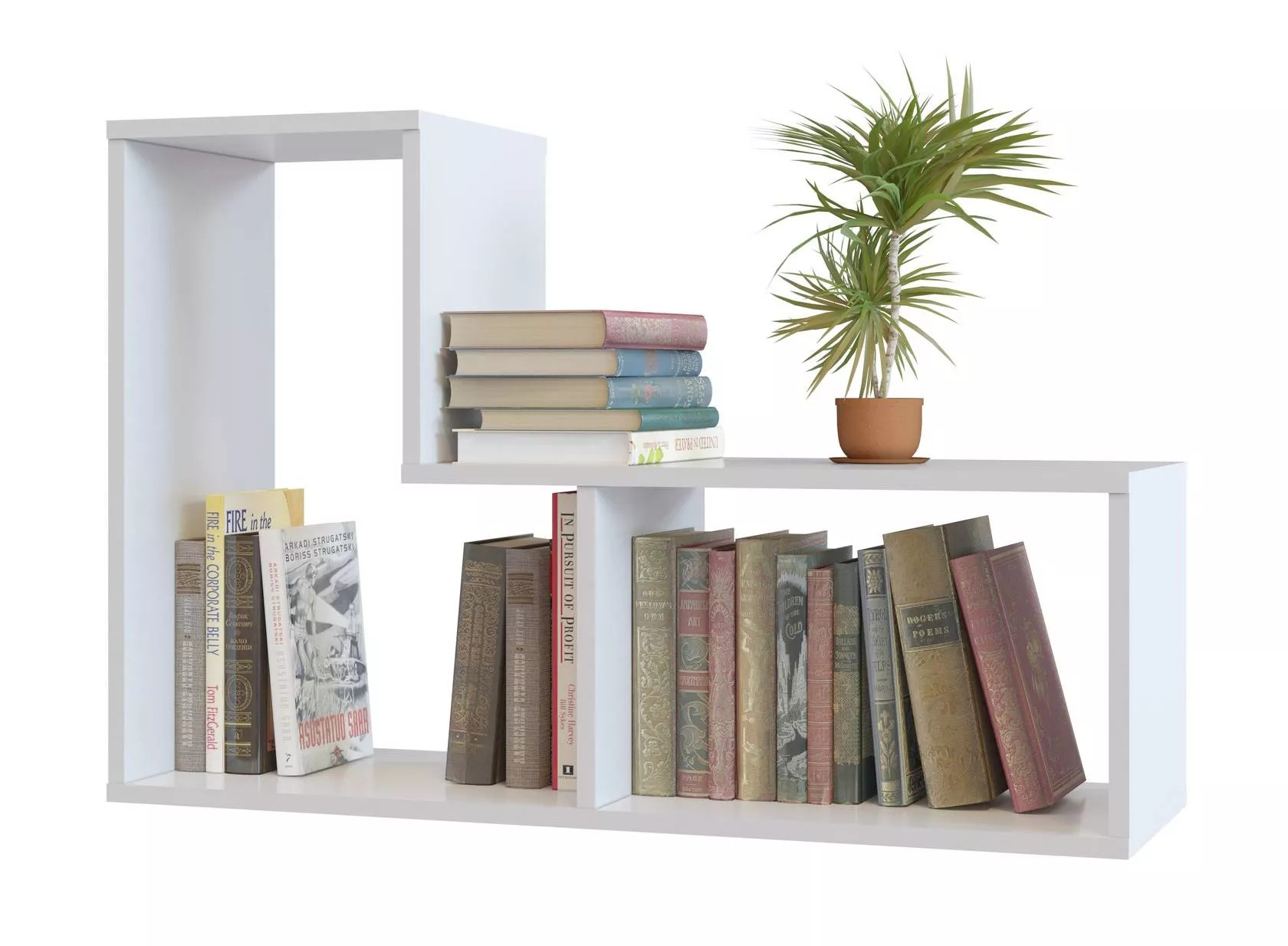 Стеллаж Сокол 7 (8 модулей ПК-9) Белый