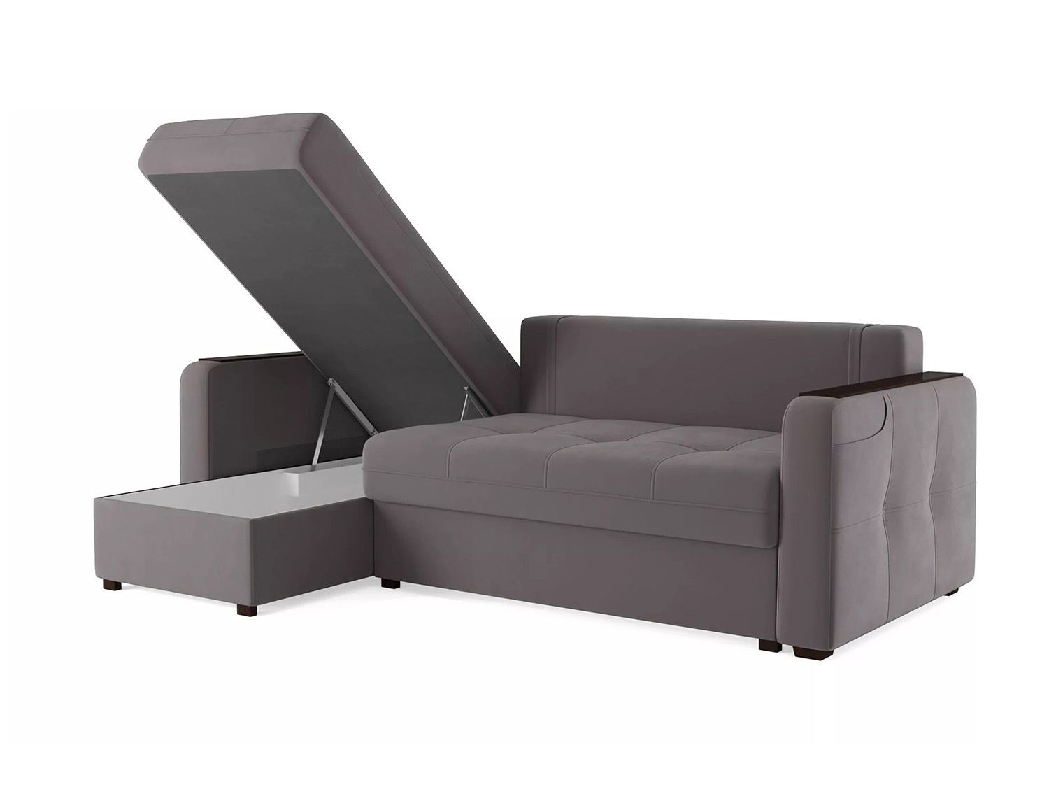 Диван угловой Смарт 3 1Пф-2Т Велюр Велютто 19