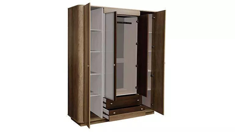 Шкаф для одежды Фантазия 34.01 дуб каньон/дуб кальяри